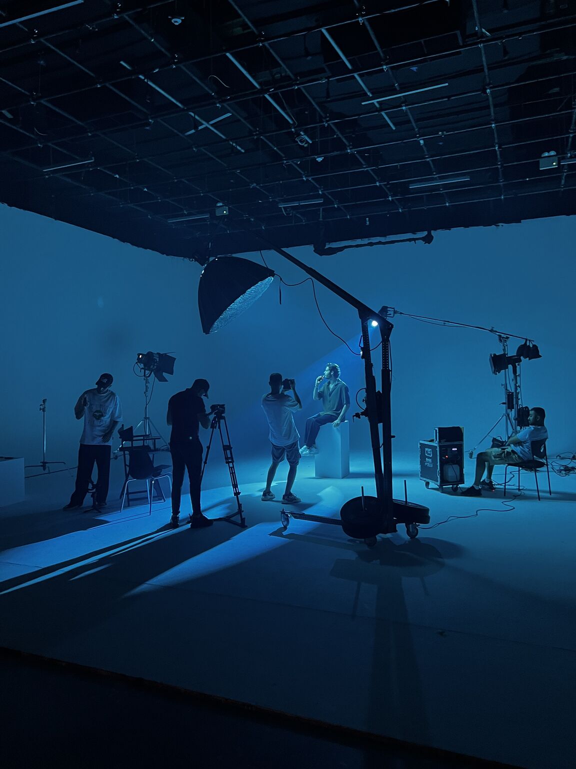Just another day at the studio.